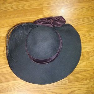 Mr. Charles Black Wide 4" Brim Hat